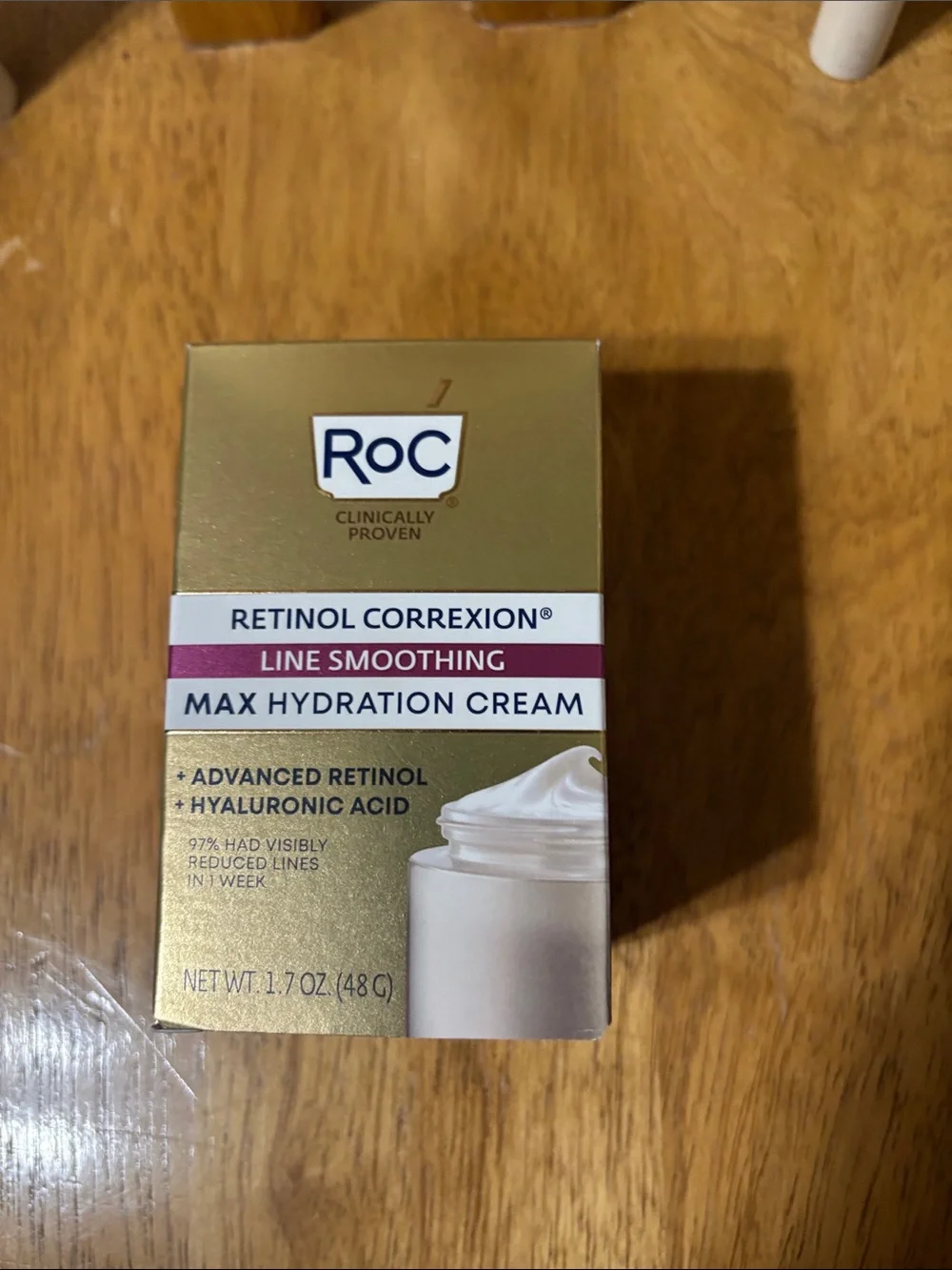 Retinol Correxion Line Smoothing Max Hydration Cream - Gold & White